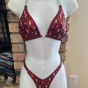 Figure Physique Bodybuilding Contest NPC Competition Posing Suit